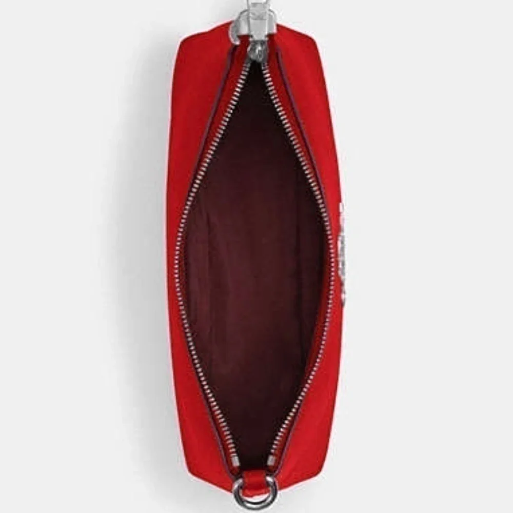 Coach Charlotte Crossbody Red, Multi Color Strap NWT - Picture 4 of 8